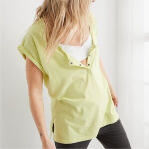 🔥🔥🆕AERIE OVERSIZED HENLEY TSHIRT